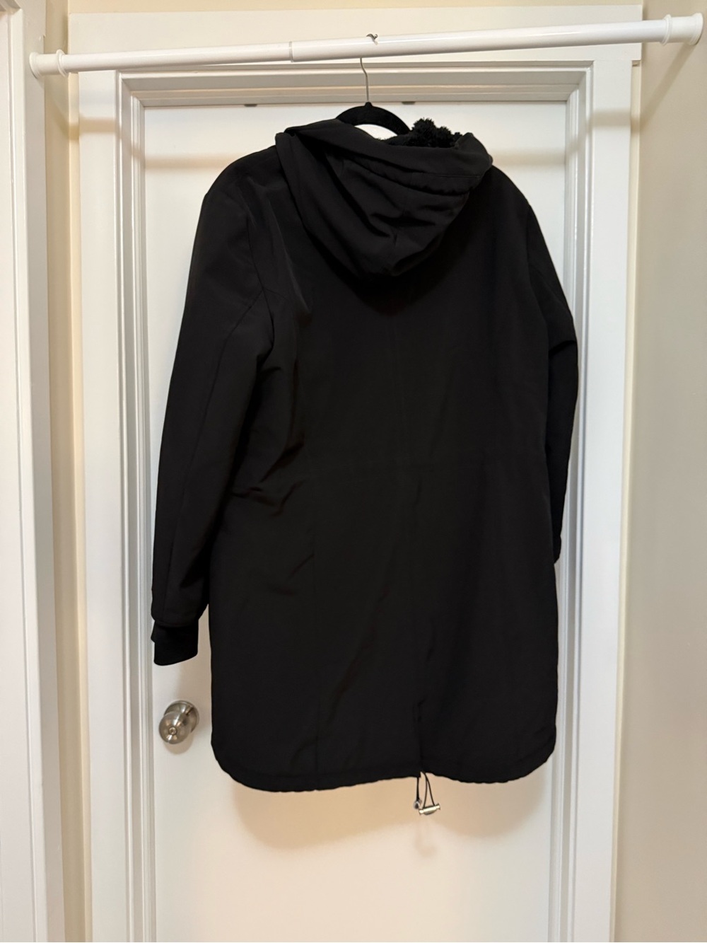 Calvin Klein Black Water-Resistant Hooded Jacket - Picture 3 of 3